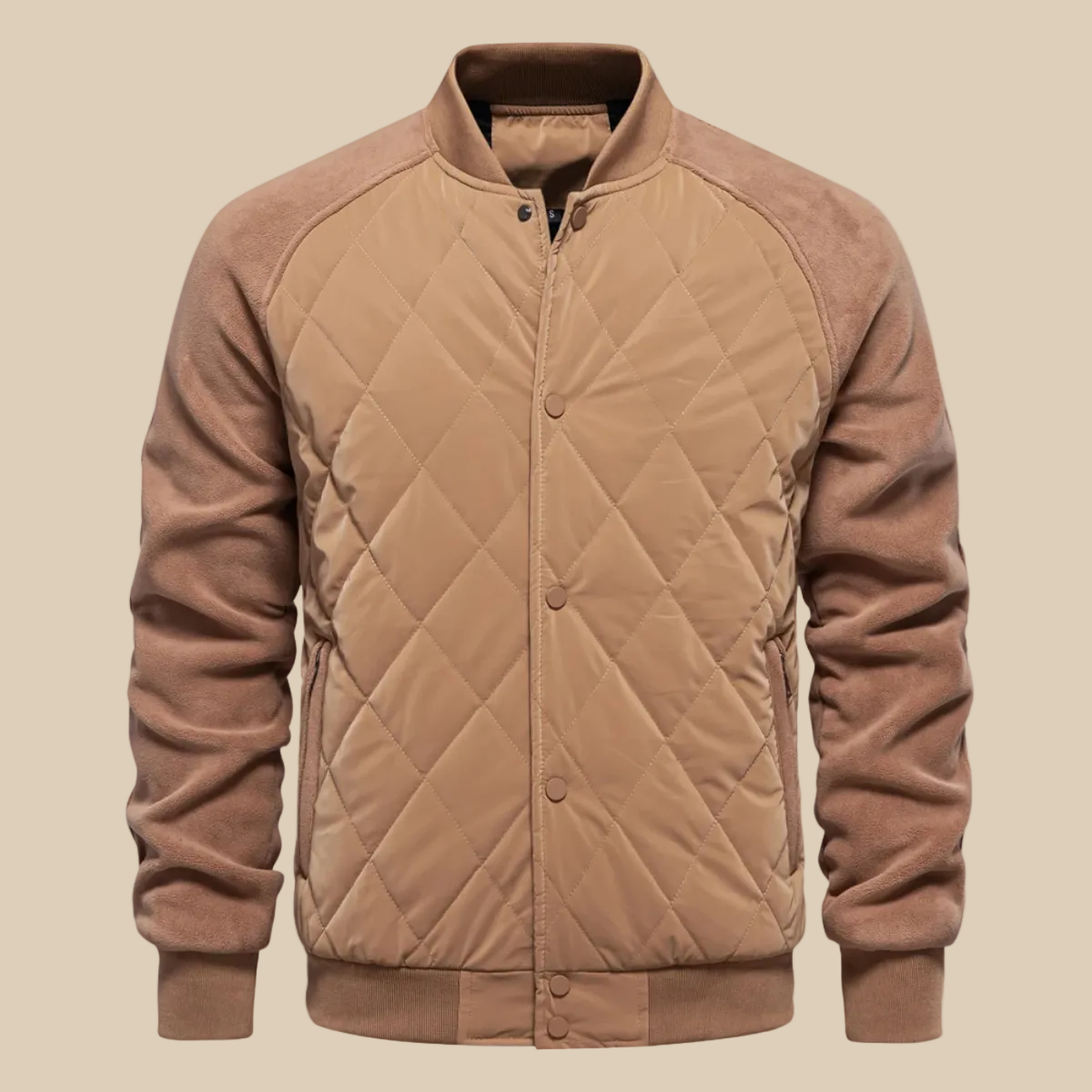 Bomberjacka jacka för herr med modern passform