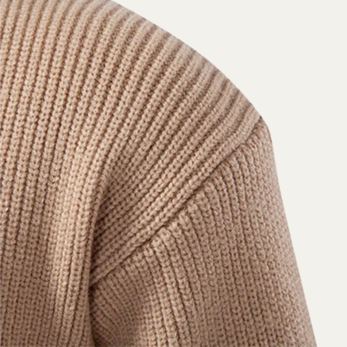 Cardigan med modern passform för herr