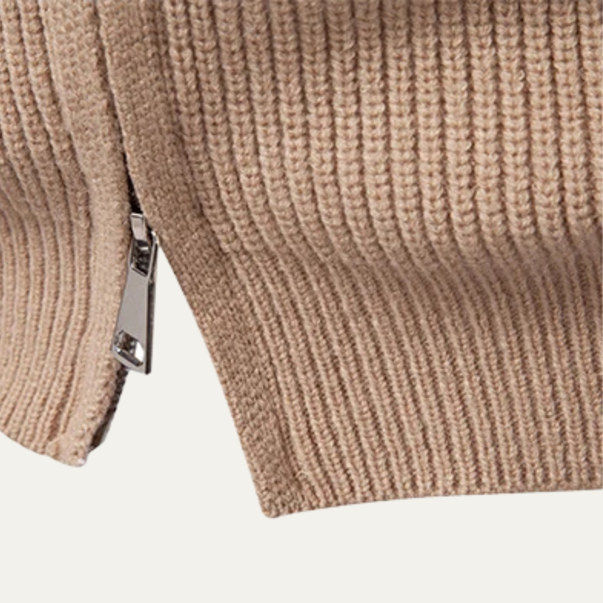 Cardigan med modern passform för herr