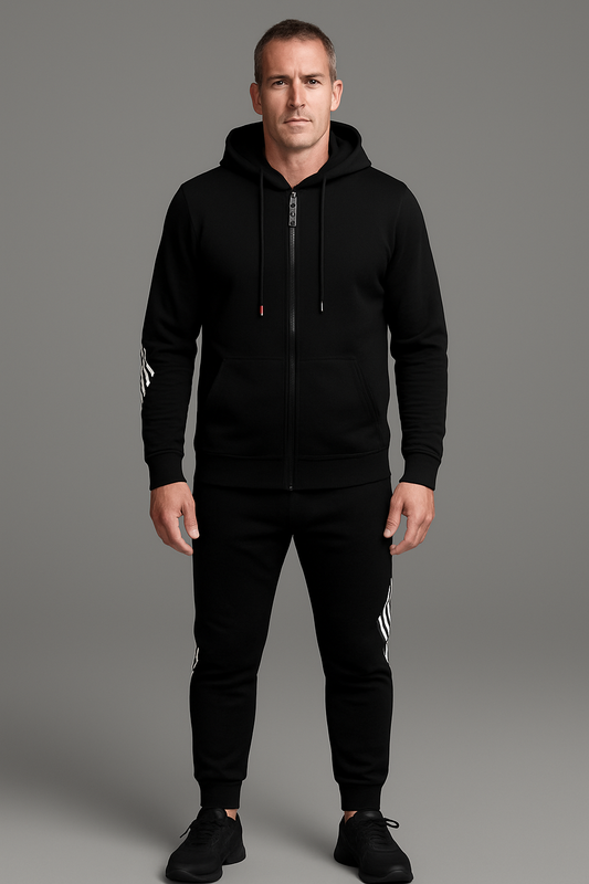 Herrset med hoodie och byxor