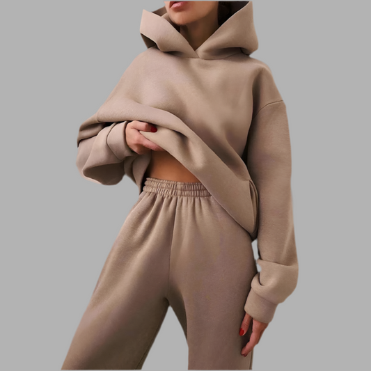 Tweedelige set med hoodie och broek